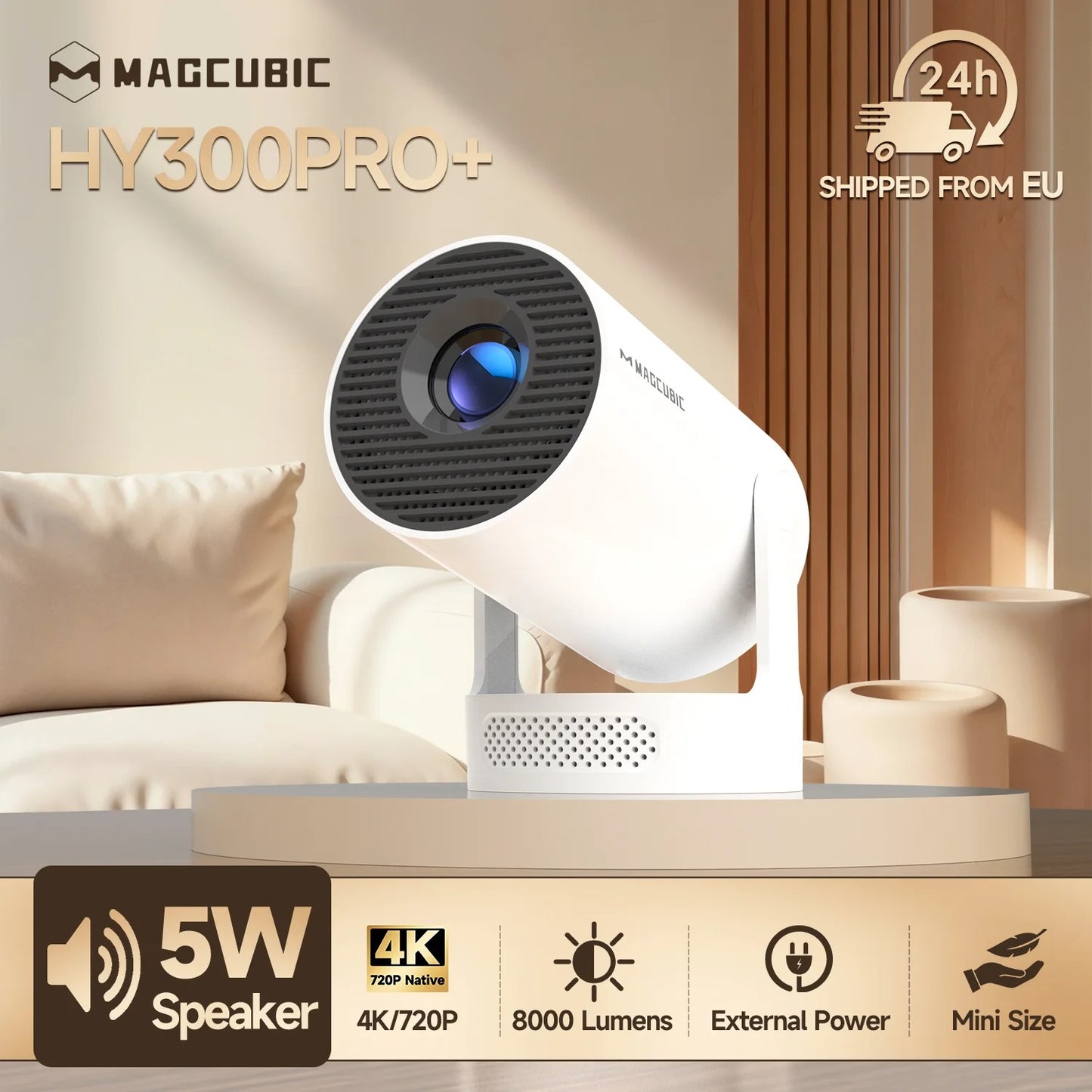 Magcubic 4K HY300 Pro+ Home Cinema Projector