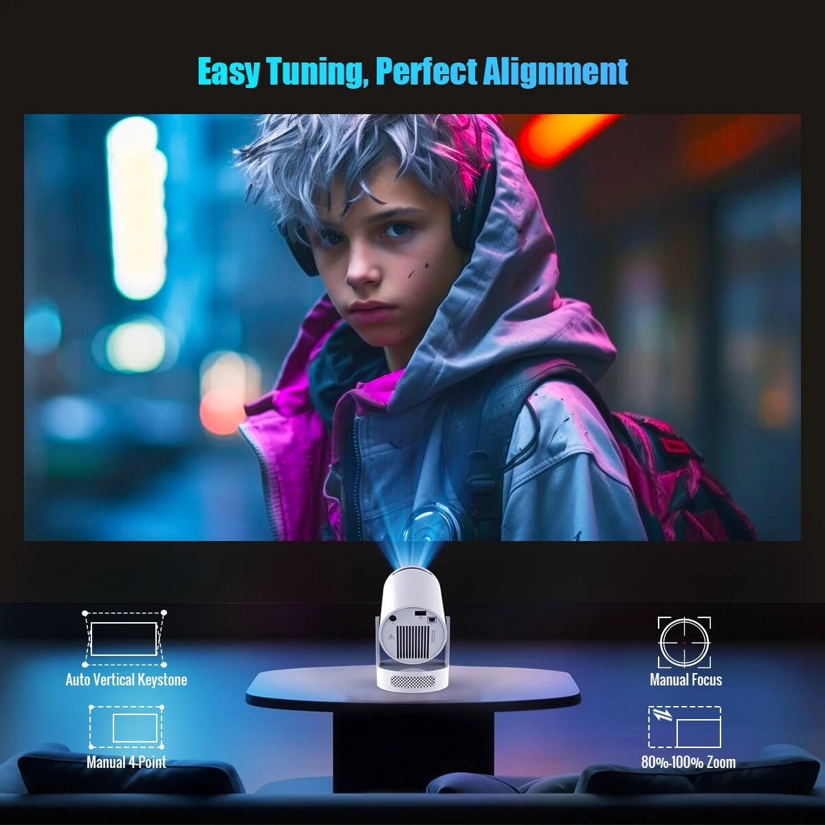 Magcubic 4K HY300 Pro+ Home Cinema Projector