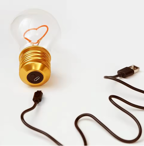 GlowFlex – 5V Rechargeable Designer Bulbs