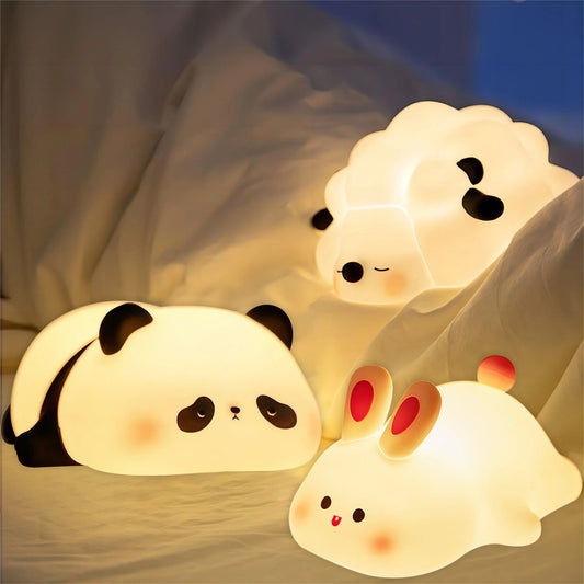 Cute Silicone Animal Lamp