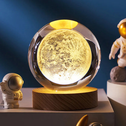 LED Galaxy Crystal Ball Lamp