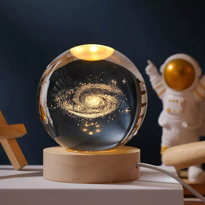 LED Galaxy Crystal Ball Lamp