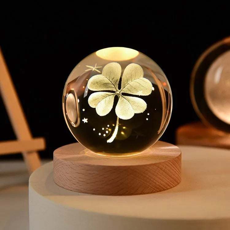 LED Galaxy Crystal Ball Lamp