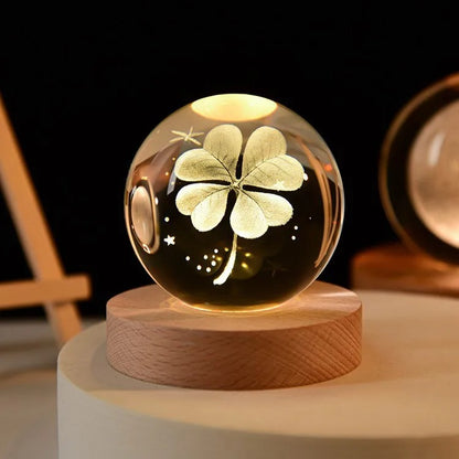 LED Galaxy Crystal Ball Lamp