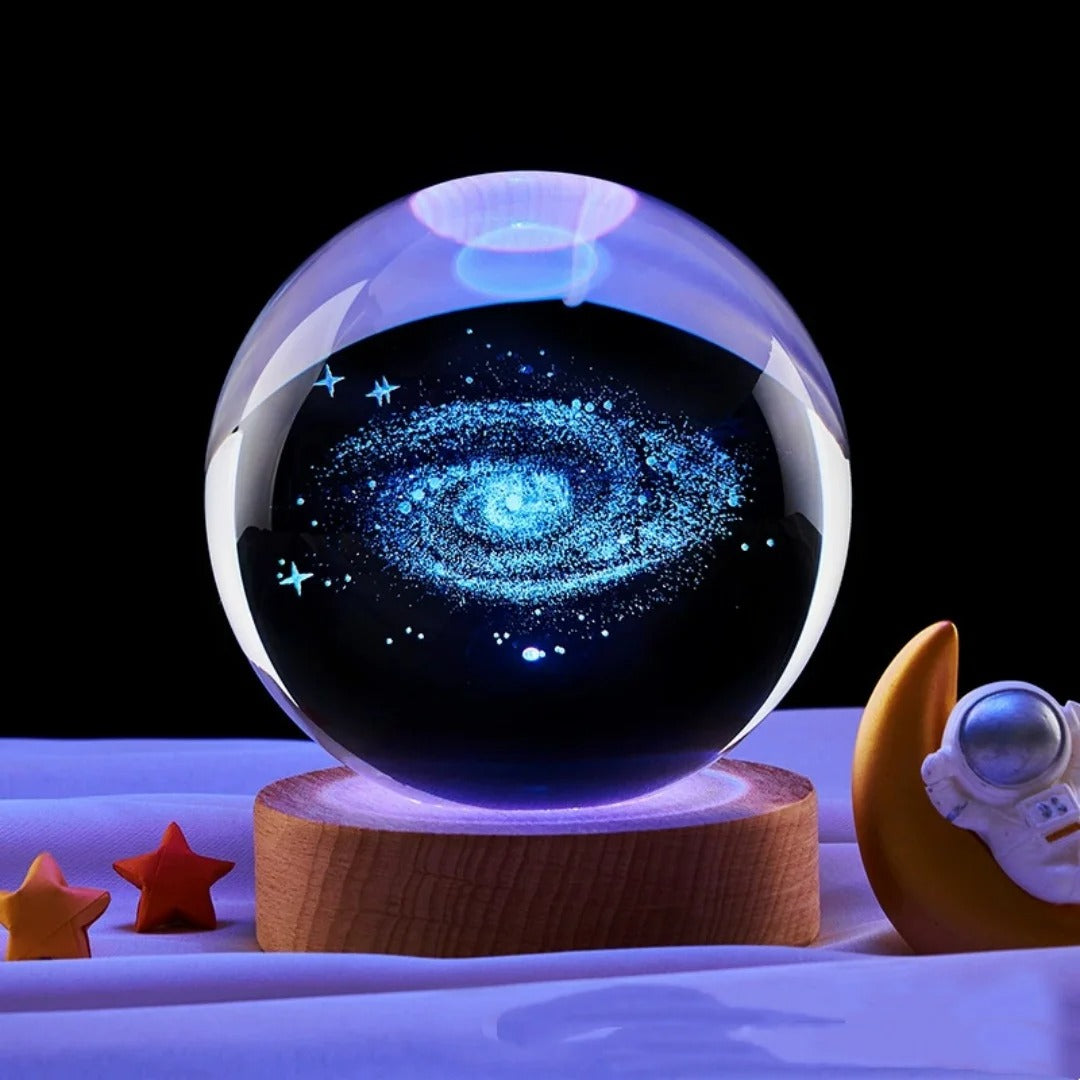 LED Galaxy Crystal Ball Lamp