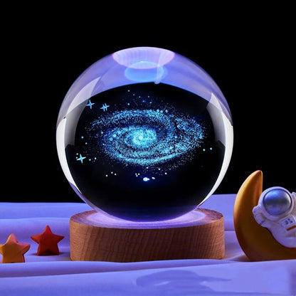 LED Galaxy Crystal Ball Lamp