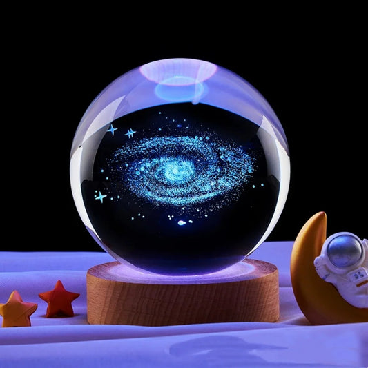 LED Galaxy Crystal Ball Lamp