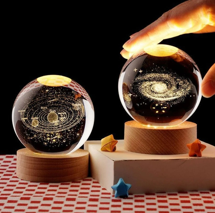 LED Galaxy Crystal Ball Lamp
