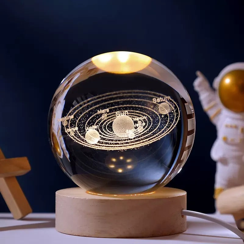 LED Galaxy Crystal Ball Lamp