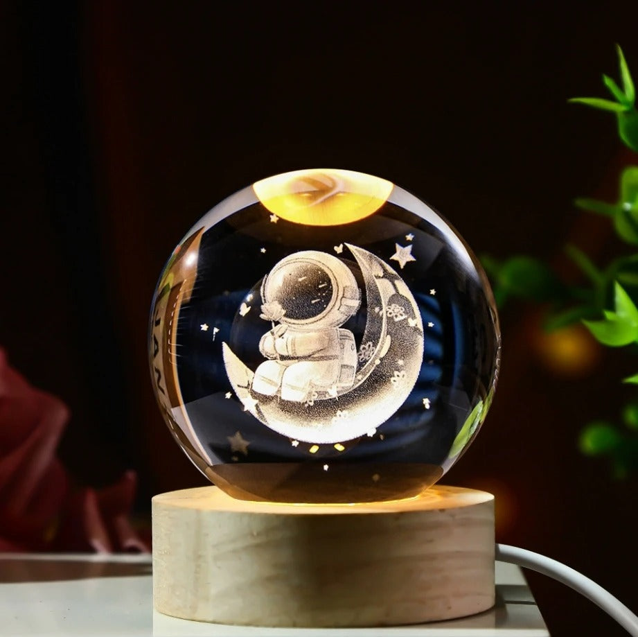 LED Galaxy Crystal Ball Lamp